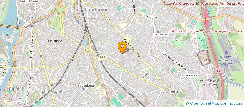 localisation de l'entreprise MONSIEUR ROMAIN ZACCHELLO à TOULOUSE