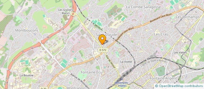 localisation de l'entreprise MONSIEUR ROMAIN ZAILAH  BESANCON