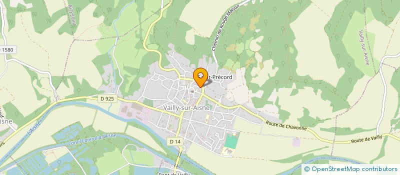 localisation de l'entreprise MONSIEUR ROMAIN ZANCHET  VAILLY-SUR-AISNE