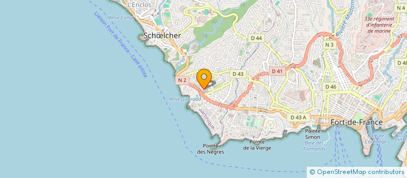 localisation de l'entreprise MONSIEUR ROMAIN ZANZEN  FORT-DE-FRANCE