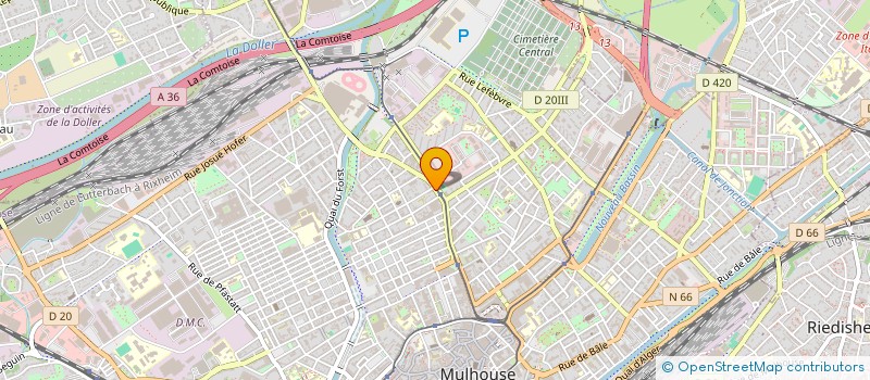 localisation de l'entreprise MONSIEUR ROMAL RAISI  MULHOUSE