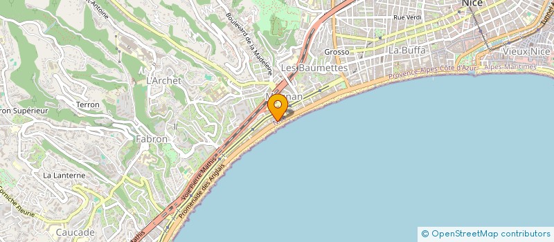 localisation de l'entreprise MONSIEUR ROMAM GARASSUTA à NICE