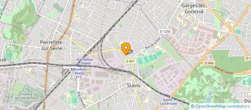 localisation de l'entreprise MONSIEUR ROMAN AHMED ISAAQ  STAINS