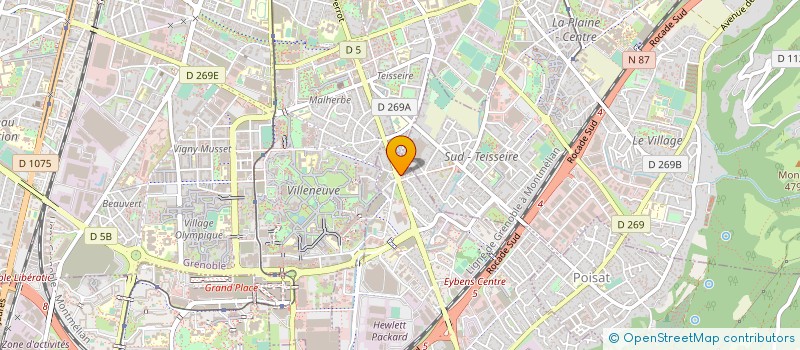 localisation de l'entreprise MONSIEUR ROMAN BARTHELEMY  EYBENS