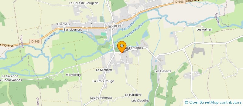 localisation de l'entreprise MONSIEUR ROMAN BEAUGER à TRIGUERES