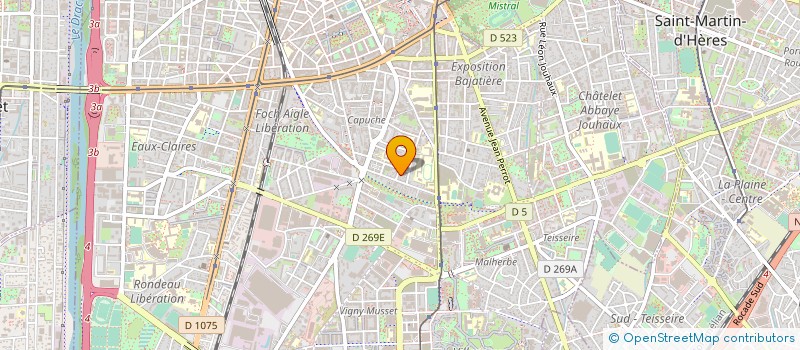 localisation de l'entreprise MONSIEUR ROMAN BERNARD  GRENOBLE