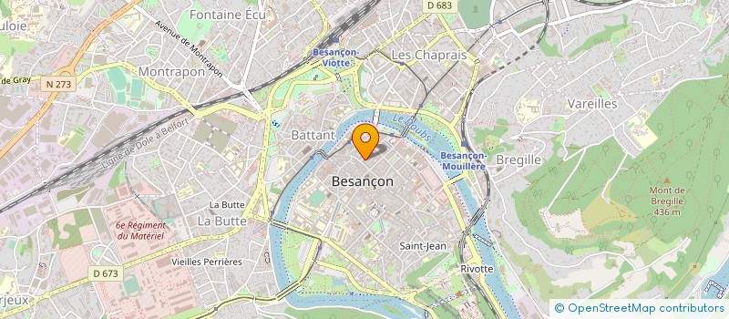 localisation de l'entreprise MONSIEUR ROMAN BESANCON  BESANCON
