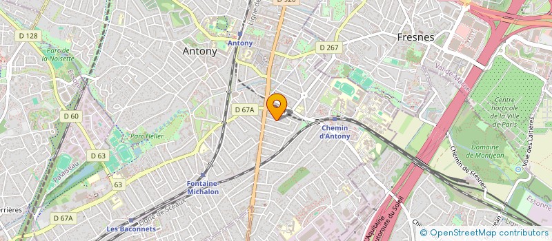 localisation de l'entreprise MONSIEUR ROMAN BLANCHOT à ANTONY