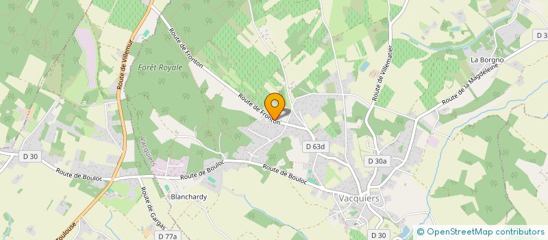 localisation de l'entreprise MONSIEUR ROMAN CARAYON  VACQUIERS