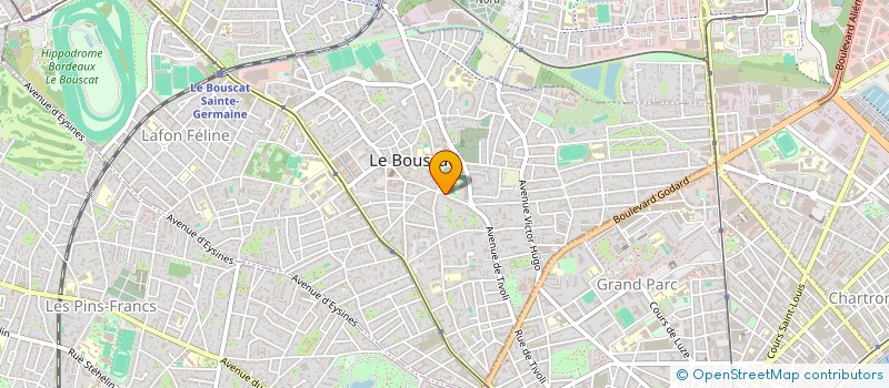 localisation de l'entreprise MONSIEUR ROMAN CAZAURANG à LE BOUSCAT