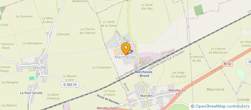 localisation de l'entreprise MONSIEUR ROMAN COJEAN à MARCHEZAIS