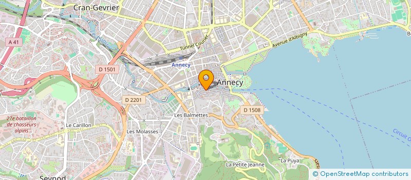 localisation de l'entreprise MONSIEUR ROMAN DE LA VAISSIERE à ANNECY