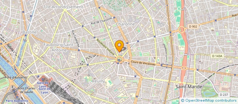 localisation de l'entreprise MONSIEUR ROMAN DOVBENCHUK  PARIS