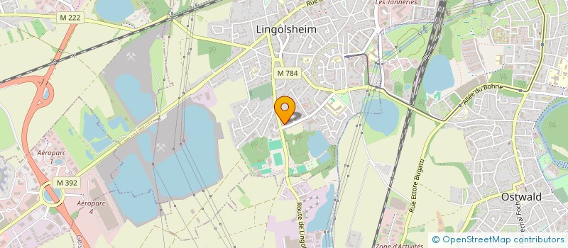 localisation de l'entreprise MONSIEUR ROMAN DURKIN  LINGOLSHEIM