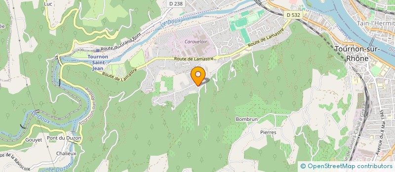 localisation de l'entreprise MONSIEUR ROMAN DUSAUTOIR à TOURNON-SUR-RHONE