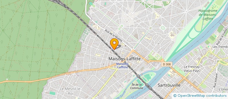 localisation de l'entreprise MONSIEUR ROMAN DZHEVLAKH  MAISONS-LAFFITTE