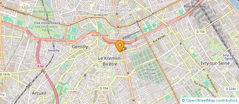 localisation de l'entreprise MONSIEUR ROMAN FATNIC  LE KREMLIN-BICETRE