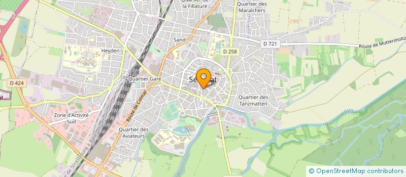 localisation de l'entreprise MONSIEUR ROMAN FISCHER à SELESTAT