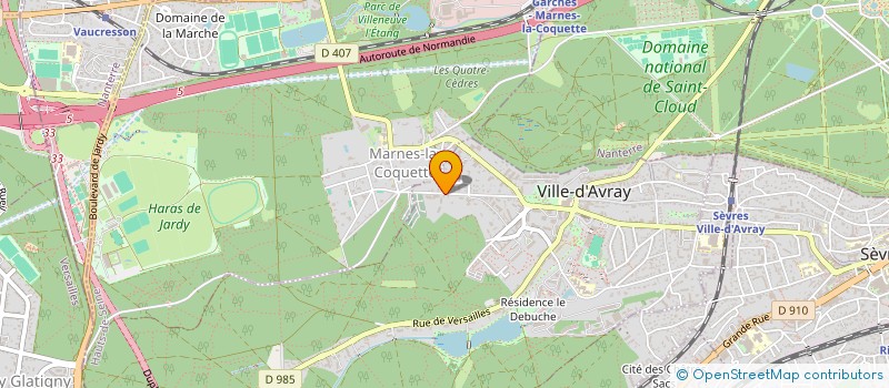 localisation de l'entreprise MONSIEUR ROMAN FOURQUIN  VILLE-D'AVRAY