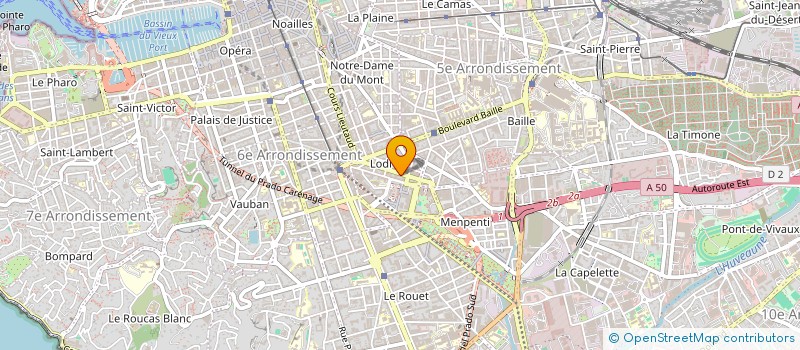 localisation de l'entreprise MONSIEUR ROMAN GAUCHET à MARSEILLE