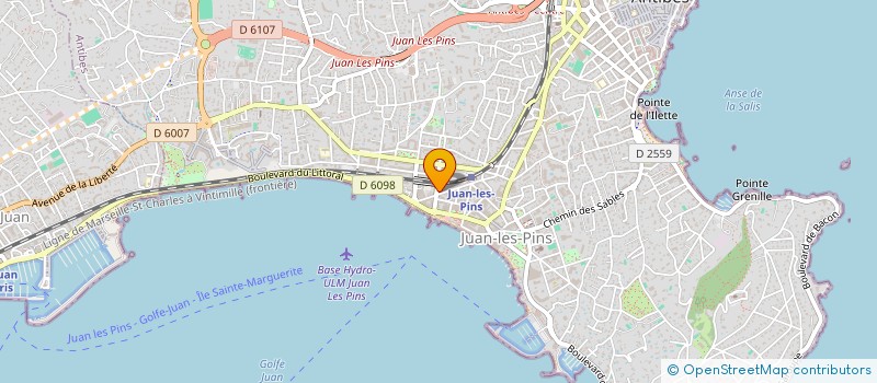 localisation de l'entreprise MONSIEUR ROMAN GUSKOV à ANTIBES