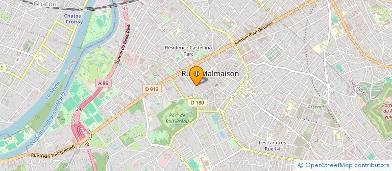 localisation de l'entreprise MONSIEUR ROMAN GUY à RUEIL-MALMAISON