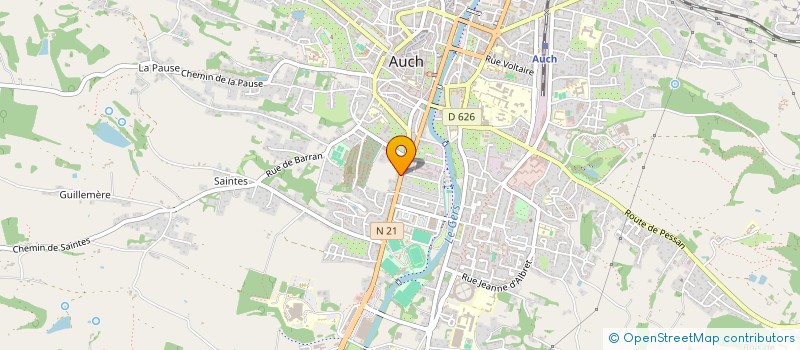 localisation de l'entreprise MONSIEUR ROMAN KARAPETYAN à AUCH