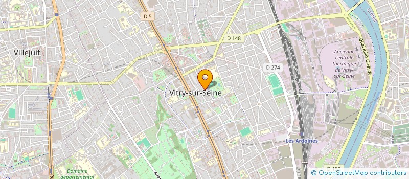 localisation de l'entreprise MONSIEUR ROMAN KOSIOROWSKI à VITRY-SUR-SEINE
