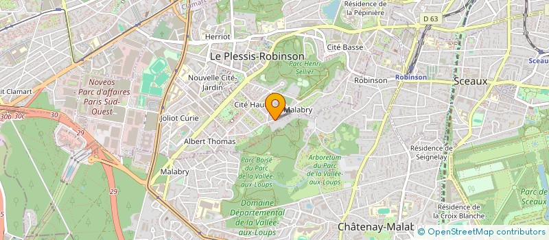 localisation de l'entreprise MONSIEUR ROMAN KUCHEROV  LE PLESSIS-ROBINSON