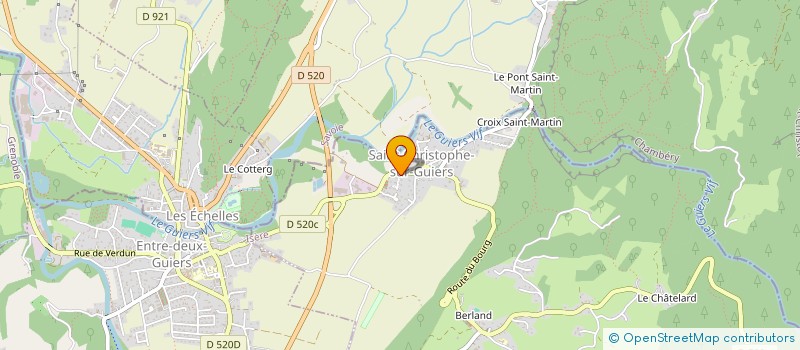 localisation de l'entreprise MONSIEUR ROMAN KUZBINSKI  SAINT-CHRISTOPHE-SUR-GUIERS