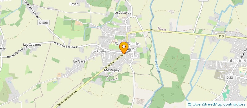 localisation de l'entreprise MONSIEUR ROMAN LE GUEN LORION  SAINT-CLAR-DE-RIVIERE