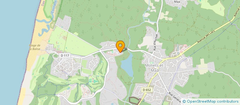 localisation de l'entreprise MONSIEUR ROMAN MARTINEZ  MOLIETS-ET-MAA