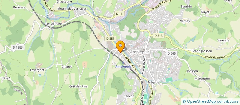 localisation de l'entreprise MONSIEUR ROMAN MAZMANYAN  AMPLEPUIS