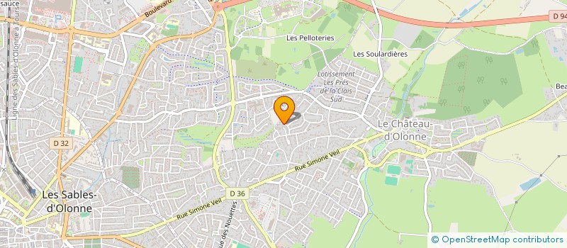 localisation de l'entreprise MONSIEUR ROMAN MIELLE  LES SABLES-D'OLONNE