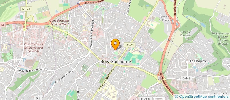 localisation de l'entreprise MONSIEUR ROMAN MOREAU à BOIS-GUILLAUME