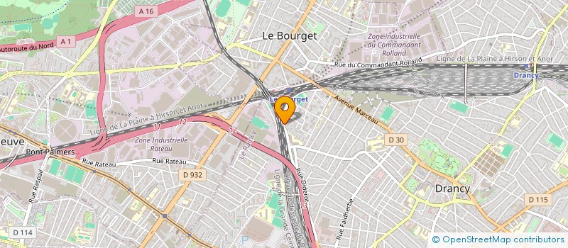 localisation de l'entreprise MONSIEUR ROMAN PALADII  DRANCY