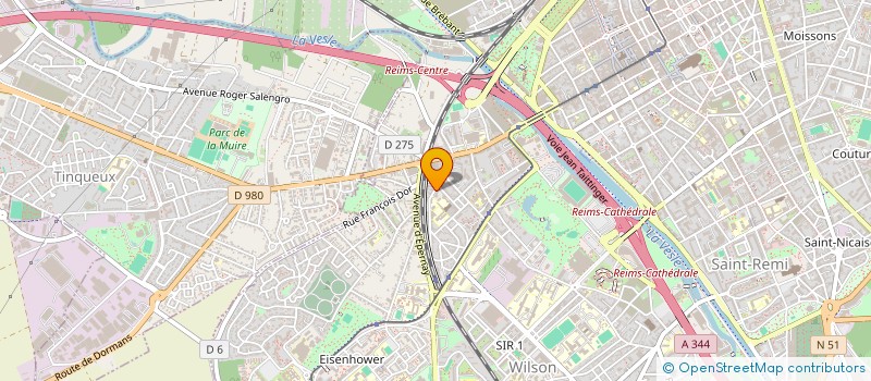 localisation de l'entreprise MONSIEUR ROMAN PIERROT  REIMS