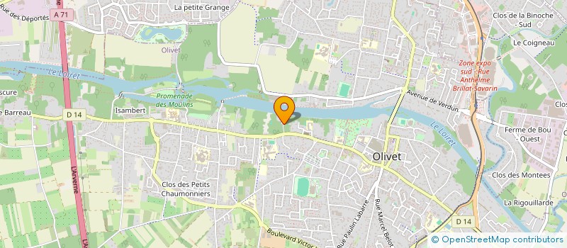 localisation de l'entreprise MONSIEUR ROMAN PRAZUCK à OLIVET