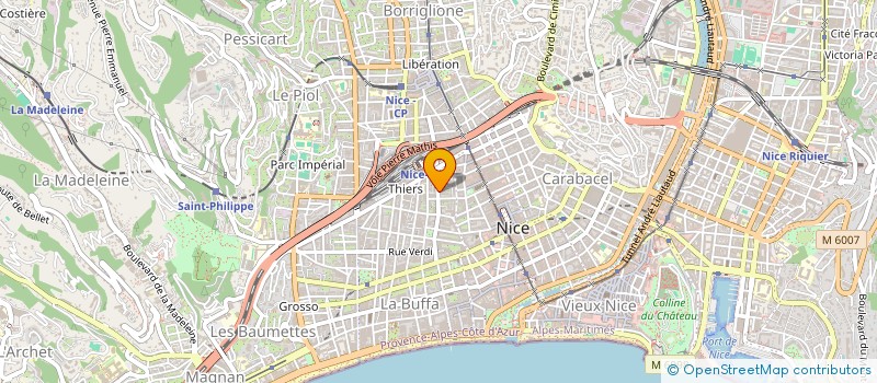 localisation de l'entreprise MONSIEUR ROMAN RADUGA  NICE