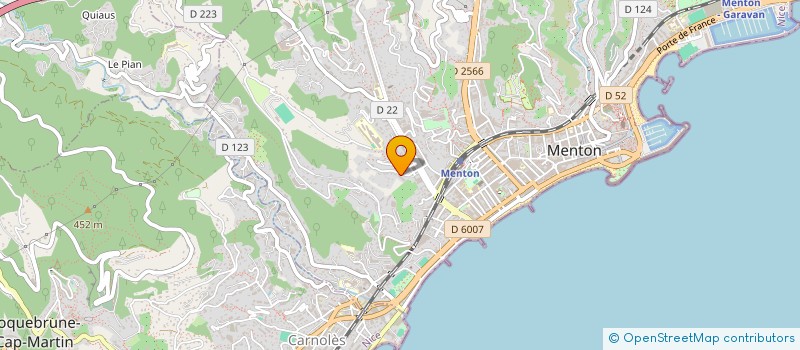 localisation de l'entreprise MONSIEUR ROMAN RIABOSHTAN à MENTON