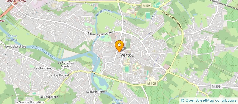 localisation de l'entreprise MONSIEUR ROMAN ROUSSEAU  VERTOU