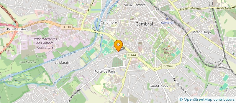 localisation de l'entreprise MONSIEUR ROMAN SALE  CAMBRAI