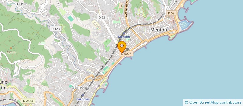localisation de l'entreprise MONSIEUR ROMAN SARAMITO à MENTON