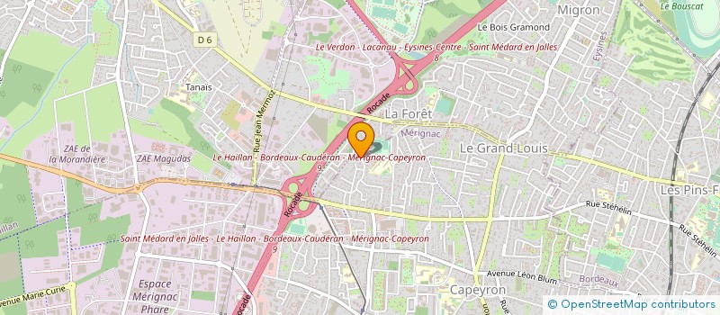 localisation de l'entreprise MONSIEUR ROMAN TATARU-BOISTEAN à MERIGNAC