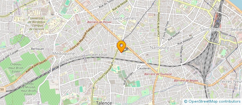 localisation de l'entreprise MONSIEUR ROMAN TEDO  TALENCE