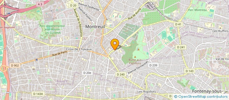 localisation de l'entreprise MONSIEUR ROMAN TYMCHASYUK à MONTREUIL