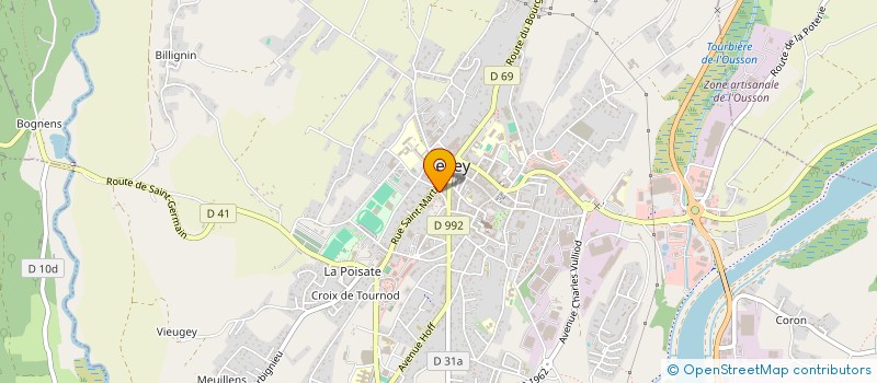 localisation de l'entreprise MONSIEUR ROMAN VARDIASHVILI  BELLEY