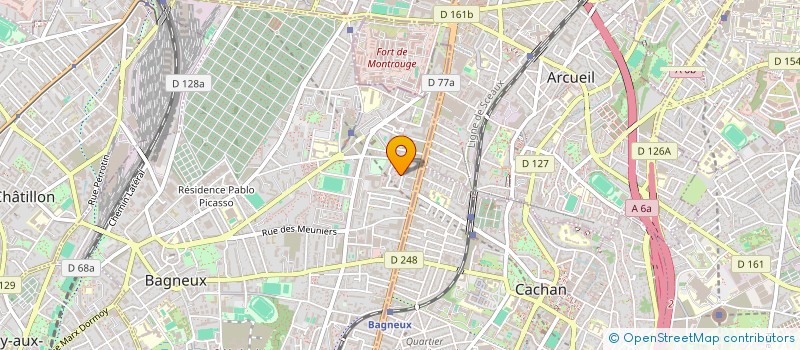 localisation de l'entreprise MONSIEUR ROMAN VOLKOV  BAGNEUX