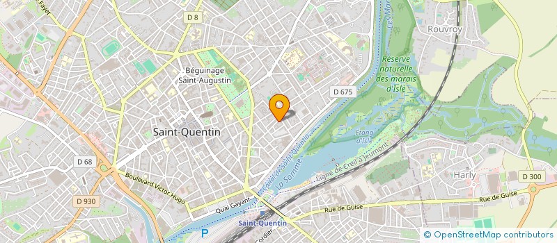 localisation de l'entreprise MONSIEUR ROMANE BAUJOT à SAINT-QUENTIN