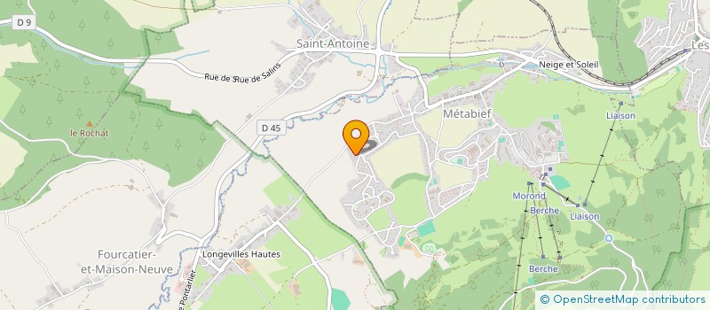 localisation de l'entreprise MONSIEUR ROMANE SIBILLE  METABIEF